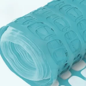 Аварийная сетка для ограждения (пластиковая) 150 синяя, рулон 1.5×50м